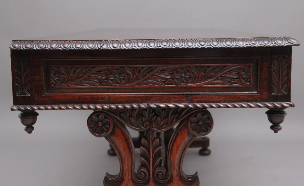 Early 19th Century Anglo-Indian teak consul table View VI