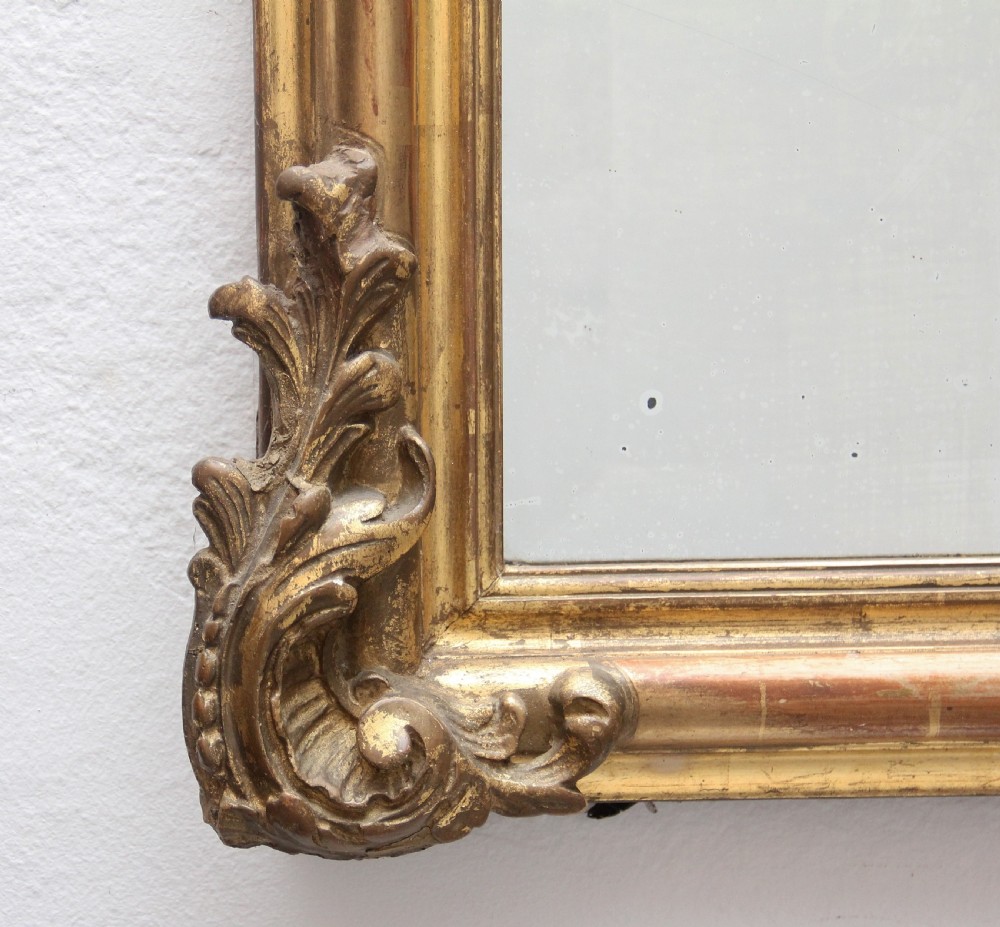 19th Century French gilt mirror View VI