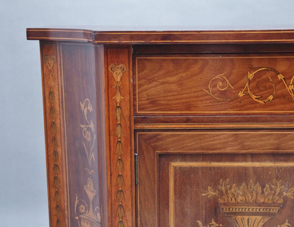 19th Century mahogany and inlaid side cabinet View IV