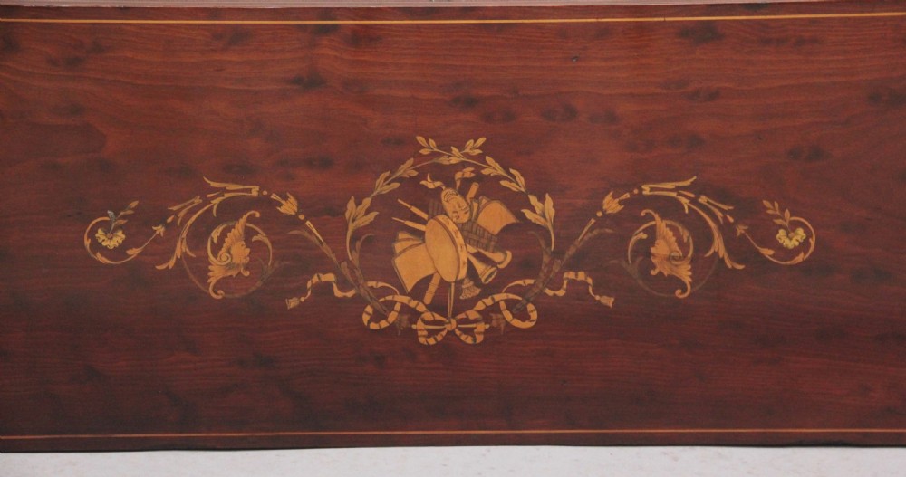 19th Century mahogany and inlaid side cabinet View X