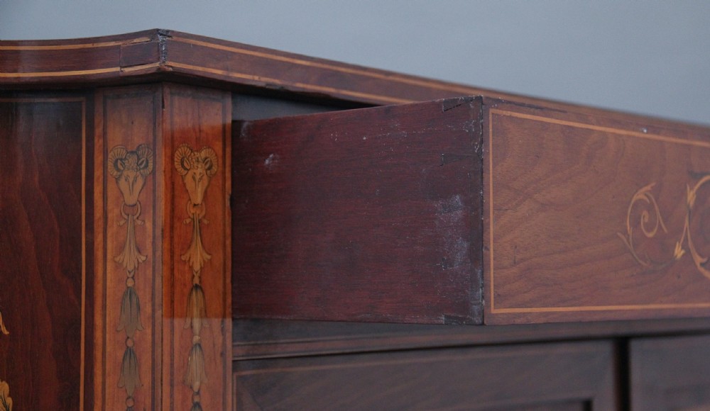 19th Century mahogany and inlaid side cabinet View XII