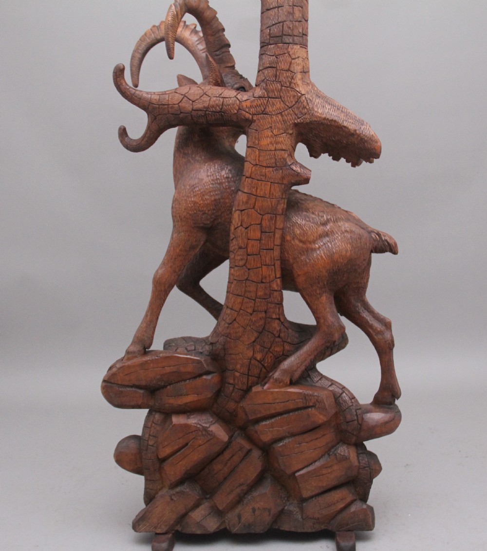 Large 19th Century black forest hall stand View XII