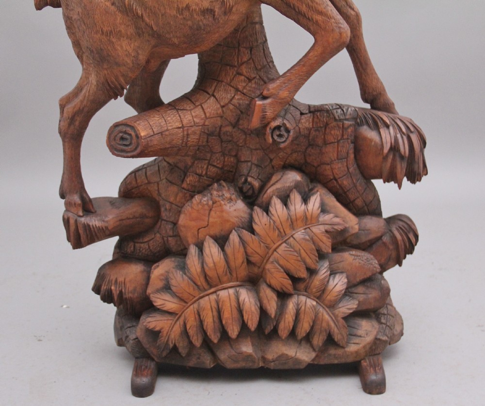 Large 19th Century black forest hall stand View XIII