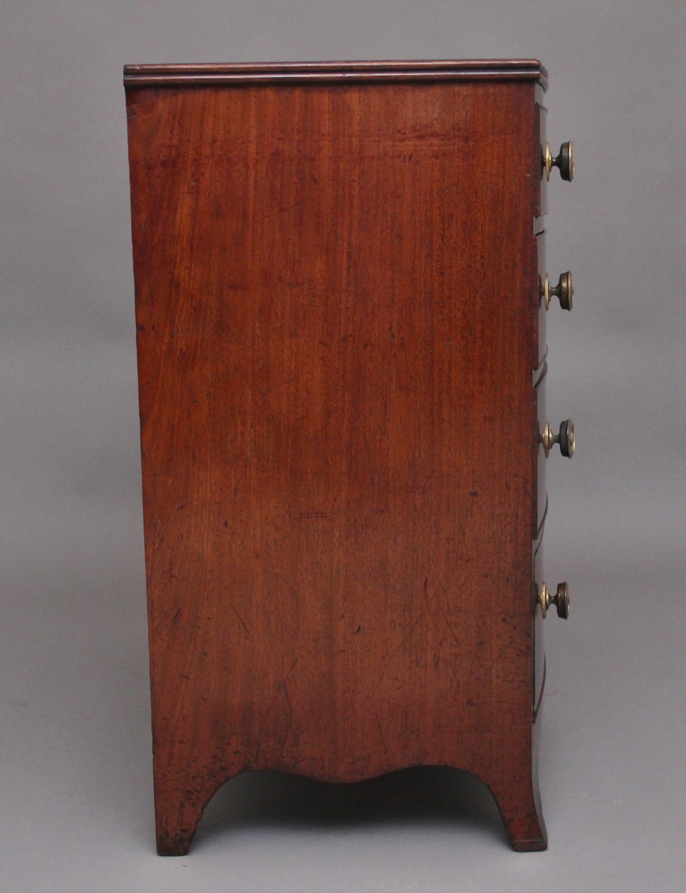 Early 19th Century mahogany bowfront chest of drawers View VI