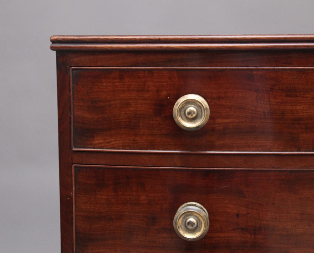 Early 19th Century mahogany bowfront chest of drawers View IX