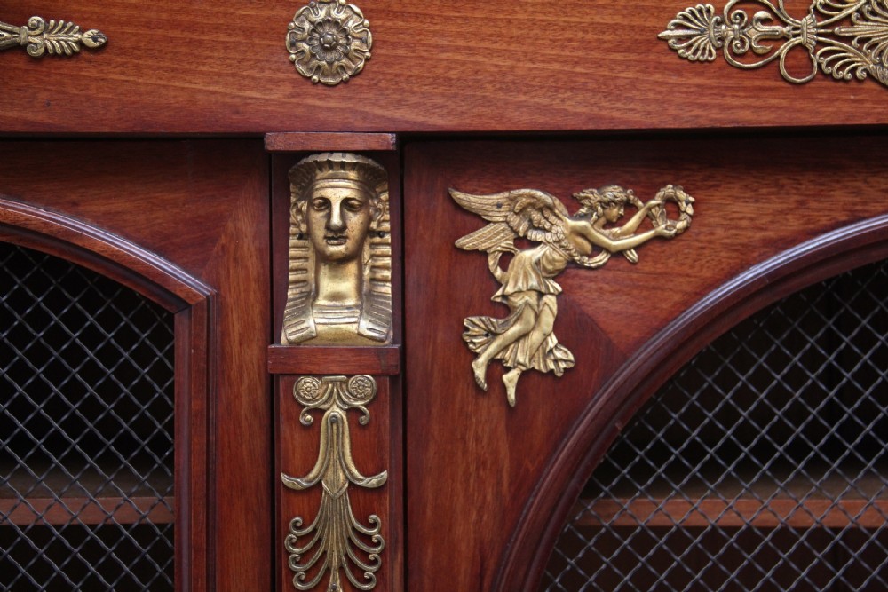 19th Century French mahogany bookcase View IV