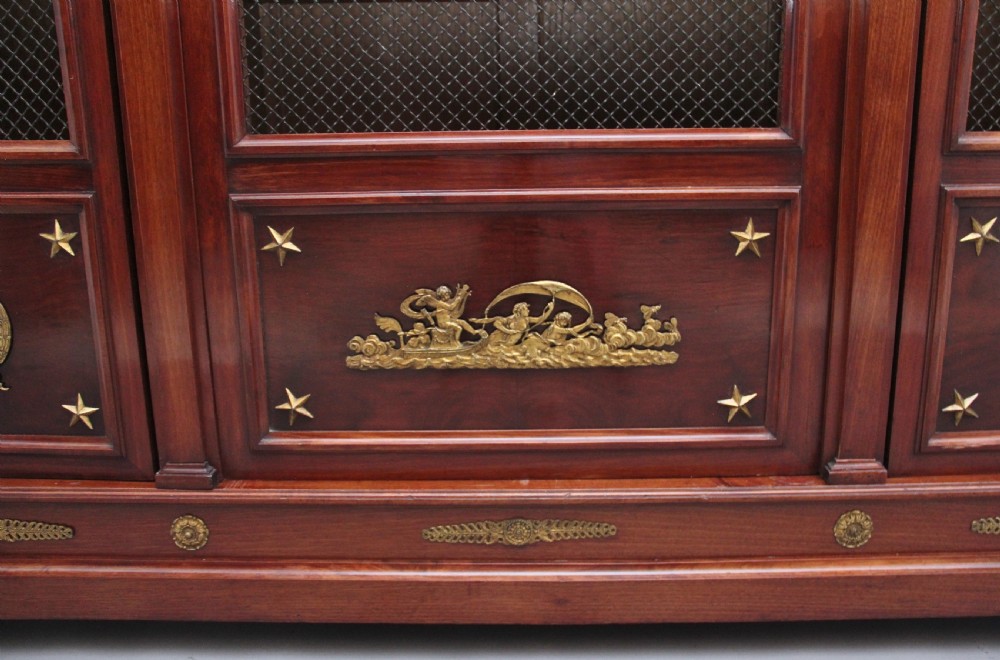 19th Century French mahogany bookcase View XI