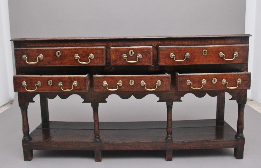 18th Century antique oak dresser View II