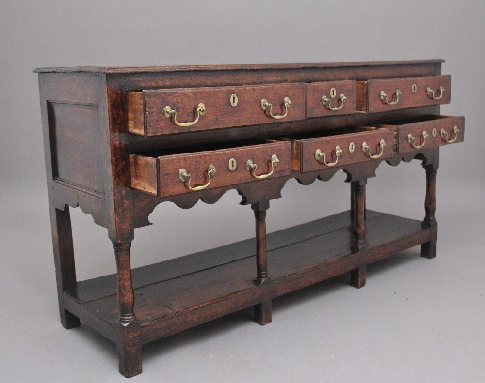 18th Century antique oak dresser View XI