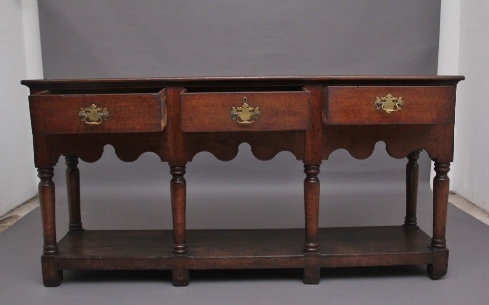 Mid 18th antique Century oak dresser View II