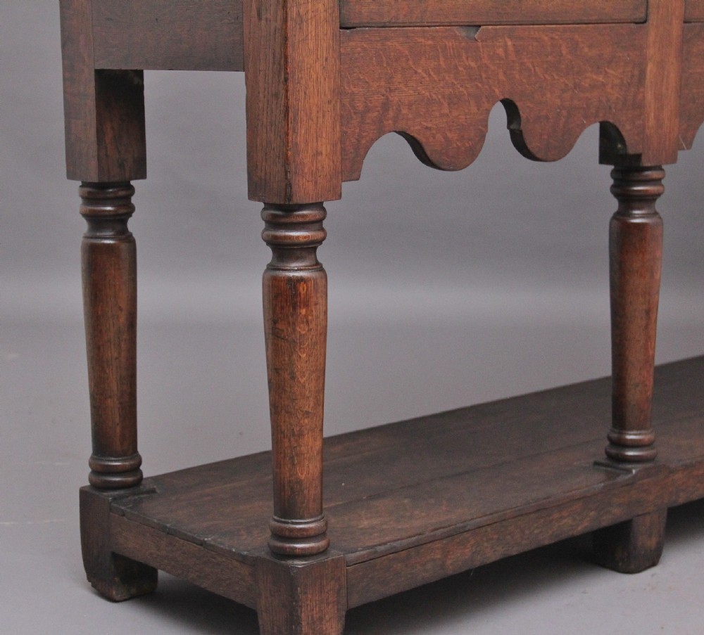 Mid 18th antique Century oak dresser View IX