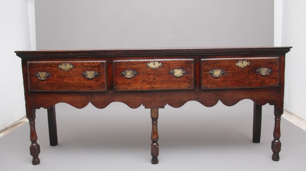 Mid 18th Century antique oak dresser