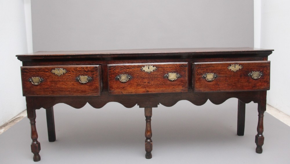Mid 18th Century antique oak dresser View II