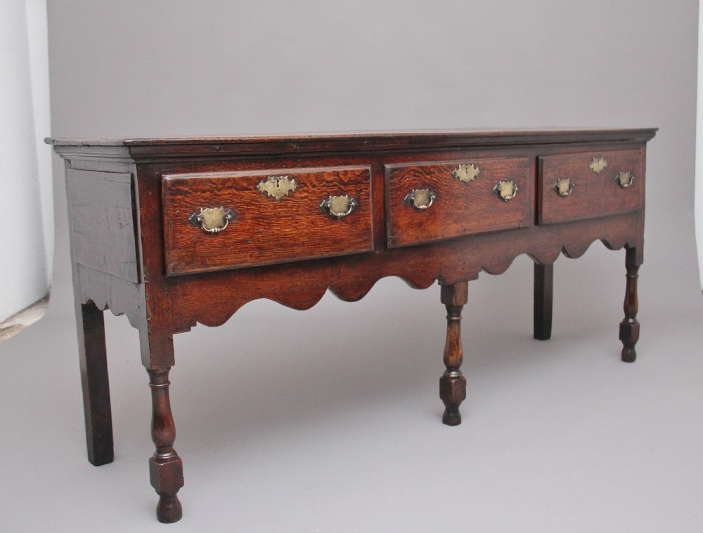 Mid 18th Century antique oak dresser View III