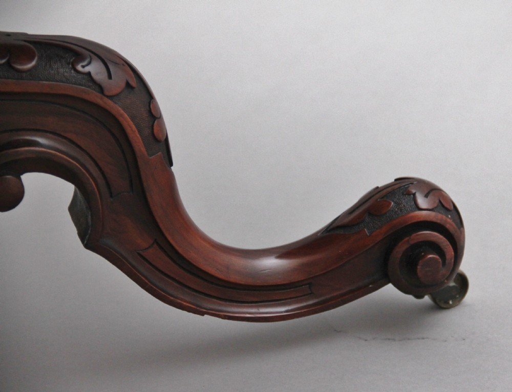 19th Century walnut drum table View V