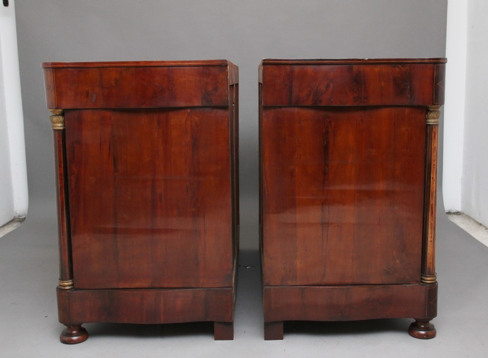 Pair of early 19th Century Spanish marble top commodes View VII