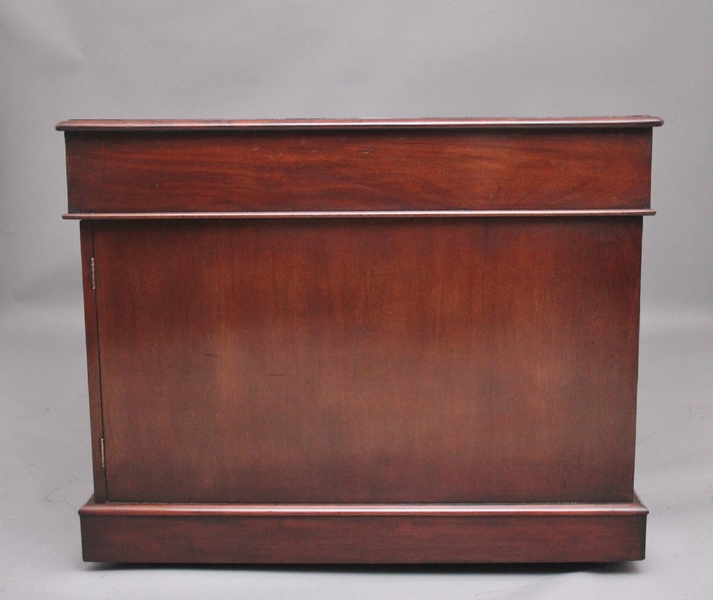 Mid 19th Century antique mahogany partners desk View V