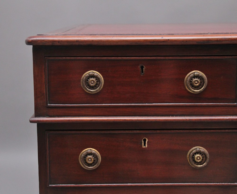 Mid 19th Century antique mahogany partners desk View X