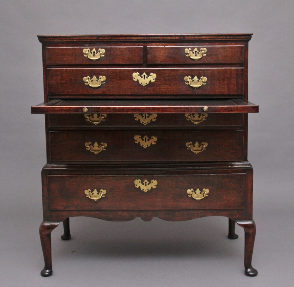 18TH CENTURY OAK CHEST ON STAND View IX