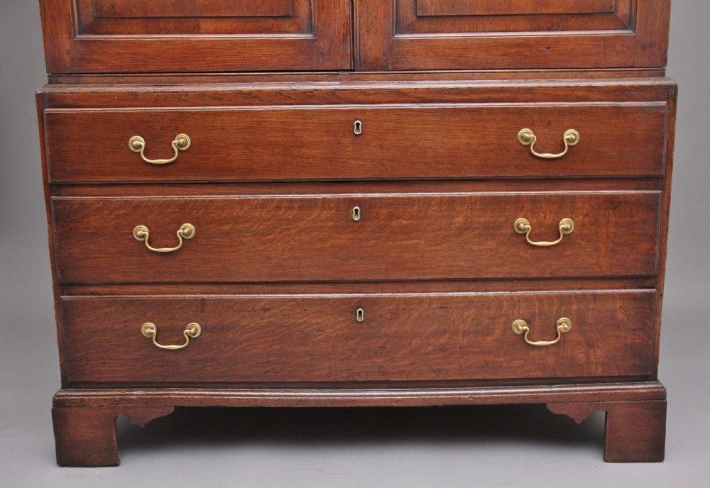 18th Century oak press cupboard View VI