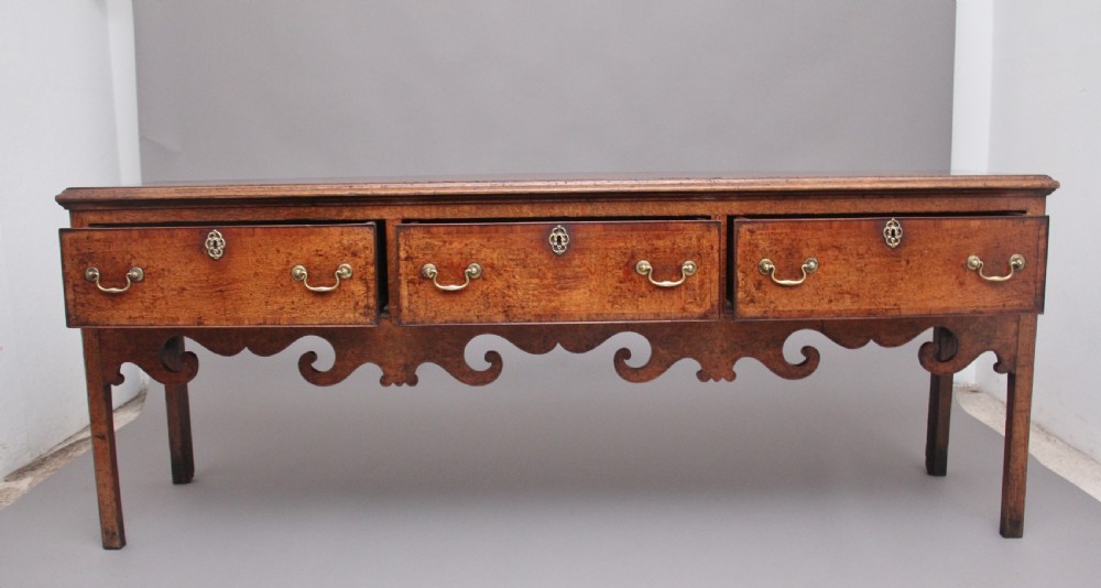 Mid 18th Century antique oak dresser View II