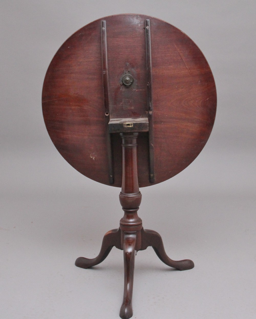 18th Century antique mahogany tripod table View III