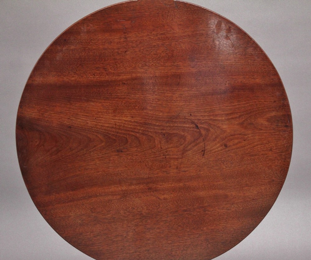 18th Century antique mahogany tripod table View VII