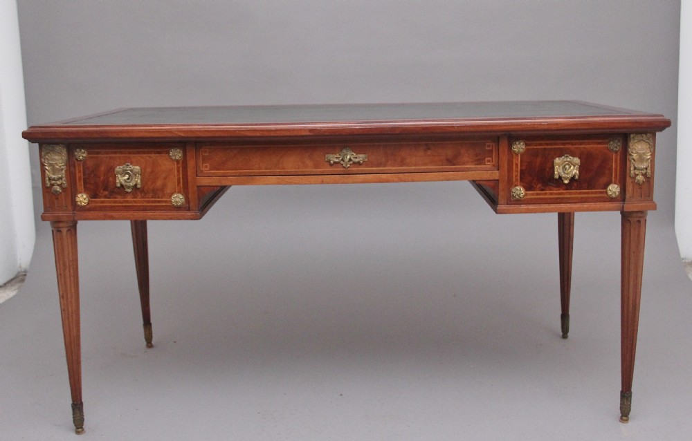 19th Century French desk and matching desk chair View III