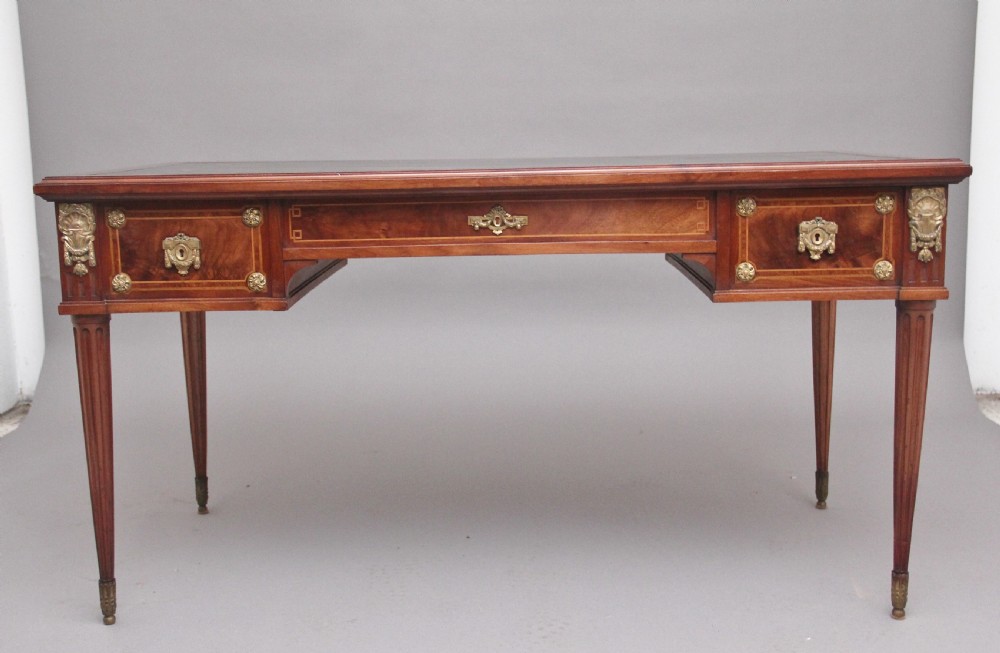 19th Century French desk and matching desk chair View V