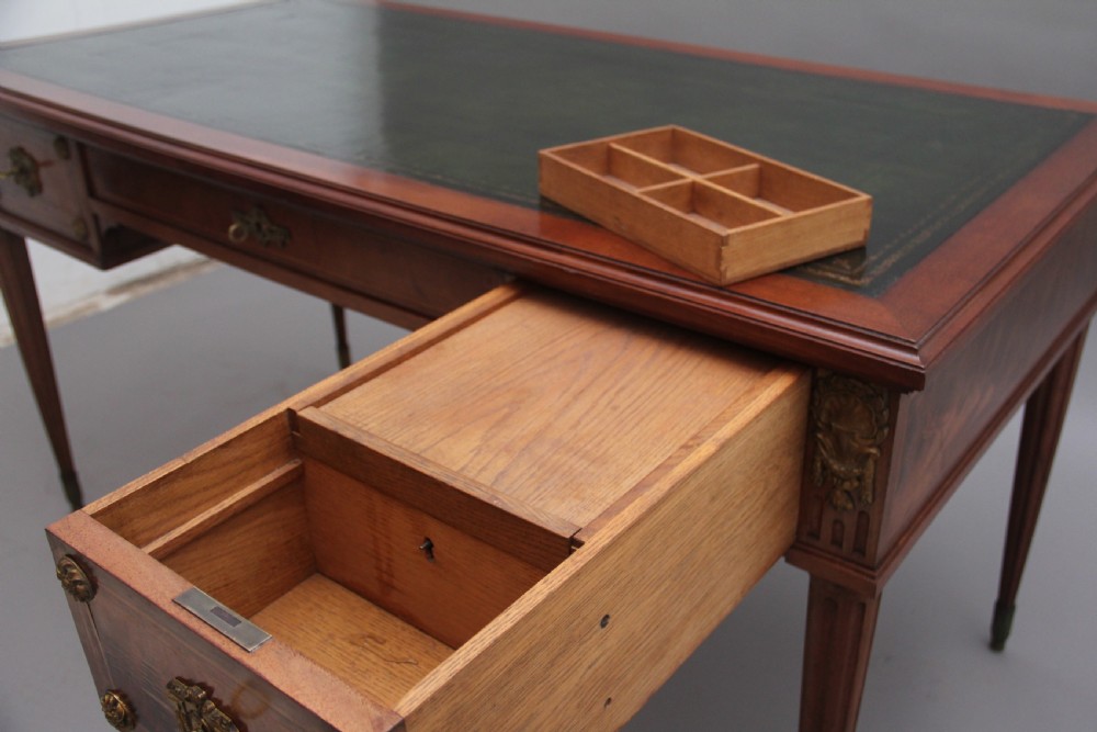 19th Century French desk and matching desk chair View XI