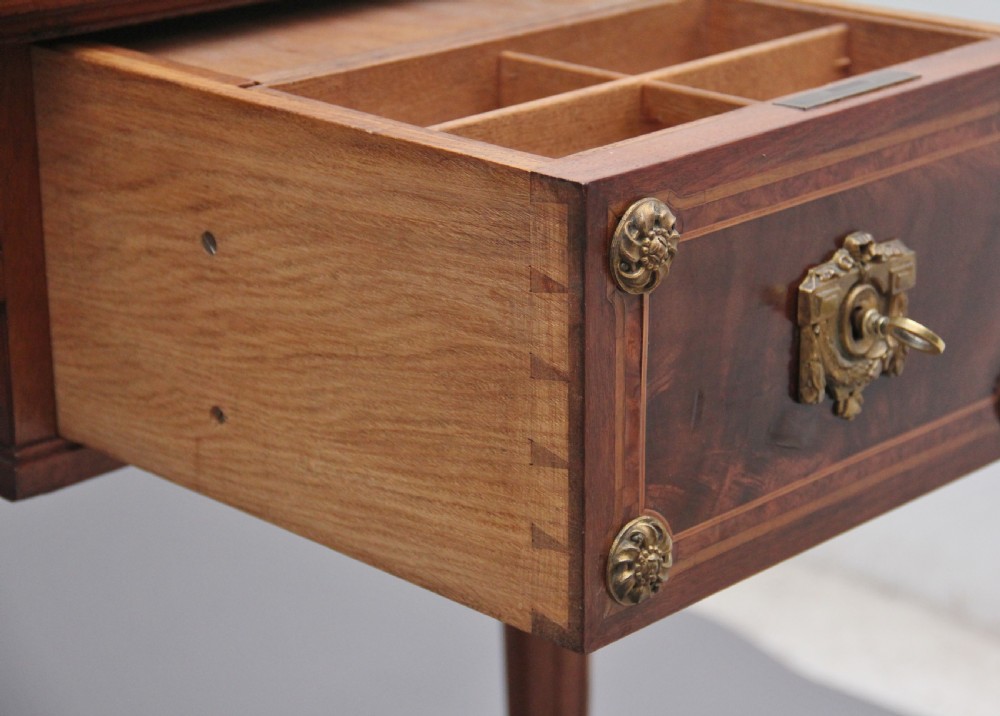 19th Century French desk and matching desk chair View XIII