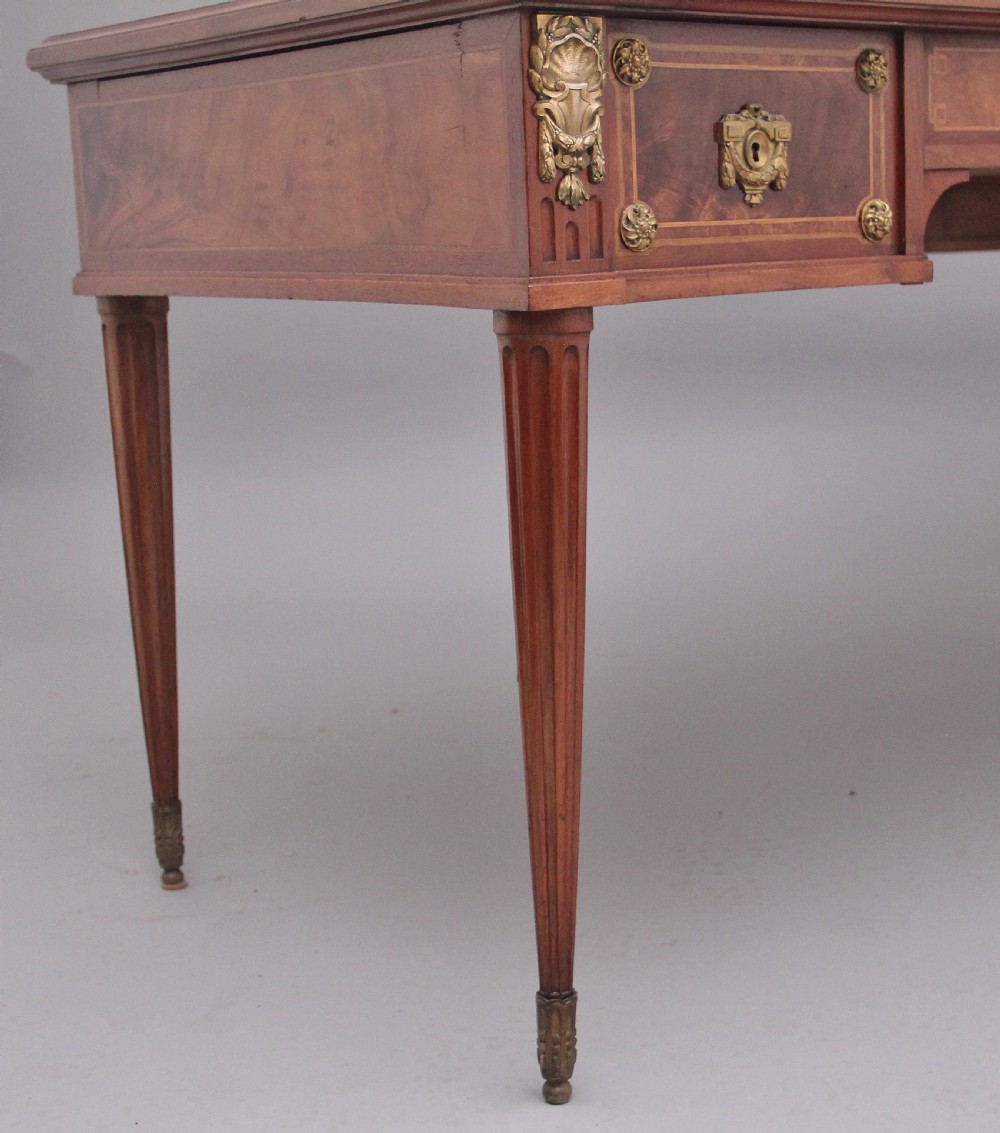 19th Century French desk and matching desk chair View XV