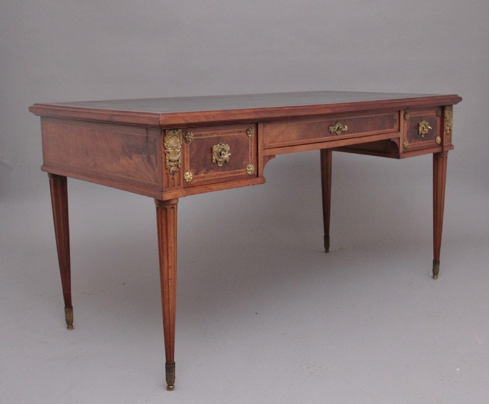 19th Century French desk and matching desk chair View XVII