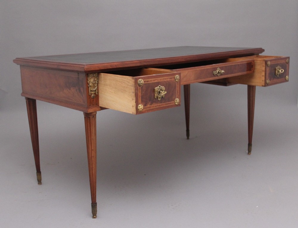 19th Century French desk and matching desk chair View XVIII