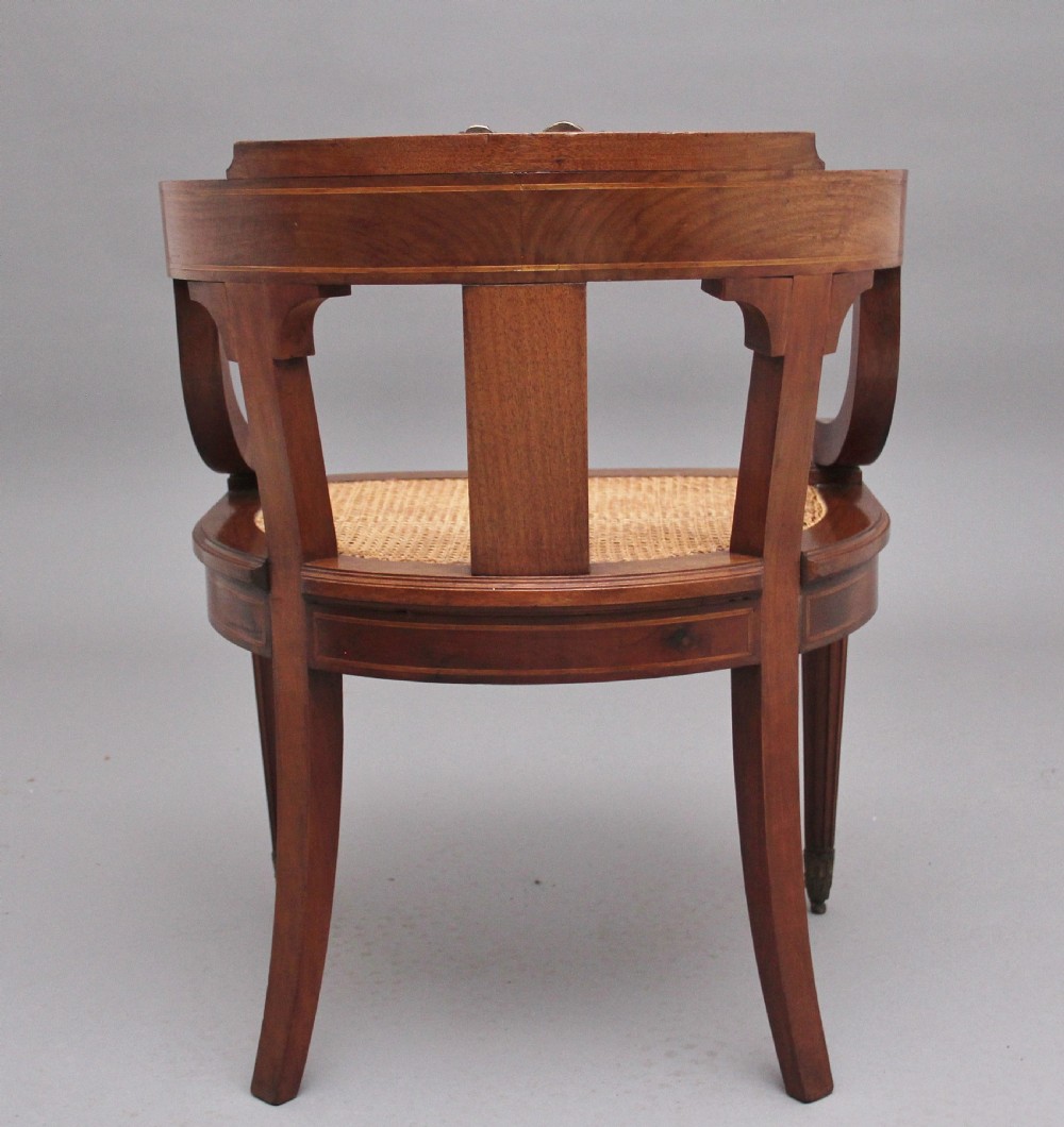19th Century French desk and matching desk chair View XX