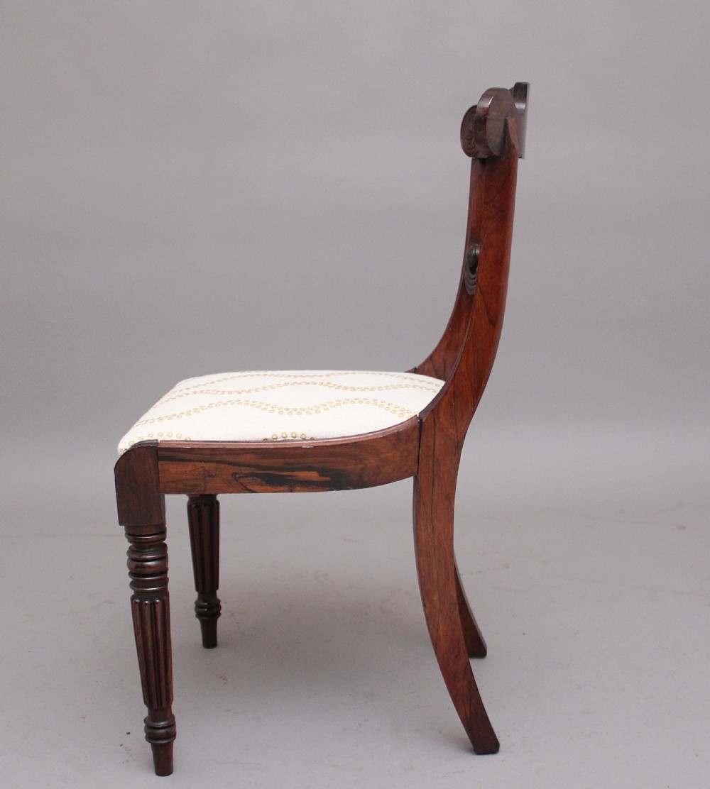 A set of five early 19th Century Anglo Indian rosewood side chairs View VII