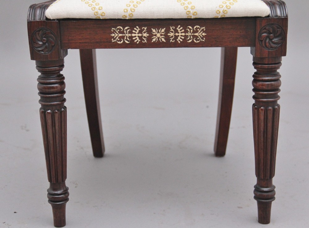 A set of five early 19th Century Anglo Indian rosewood side chairs View XIII