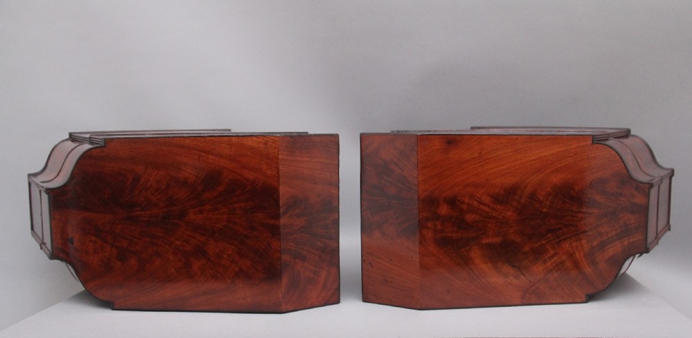 A pair of 18th Century antique mahogany knife boxes View XI