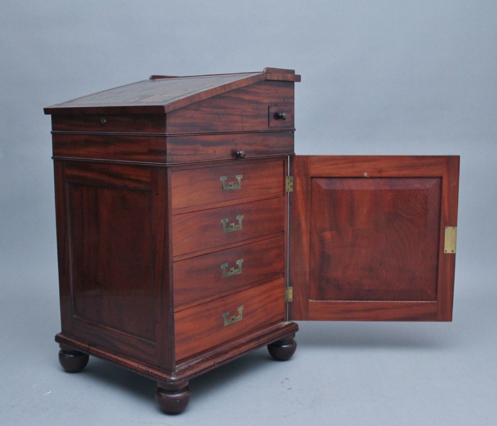 Early 19th Century mahogany davenport by Gillows of Lancaster View VI
