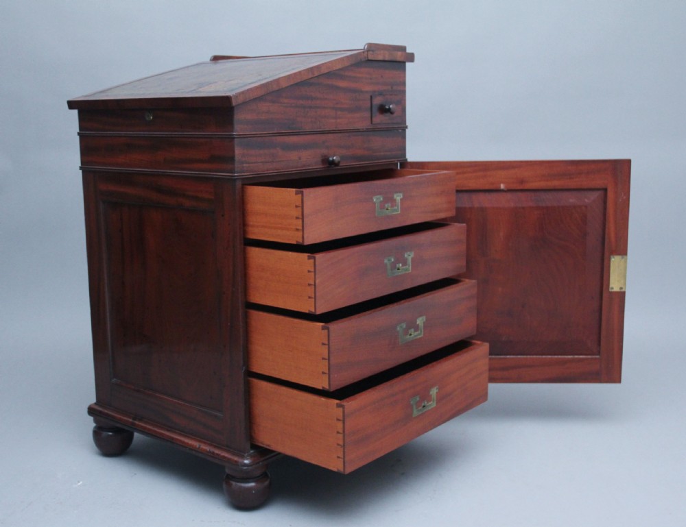 Early 19th Century mahogany davenport by Gillows of Lancaster View VII