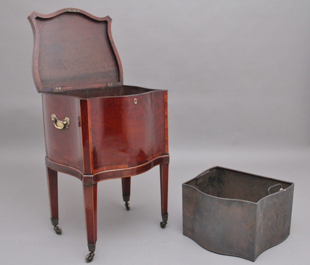 Early 19th Century antique mahogany cellarette  View IX