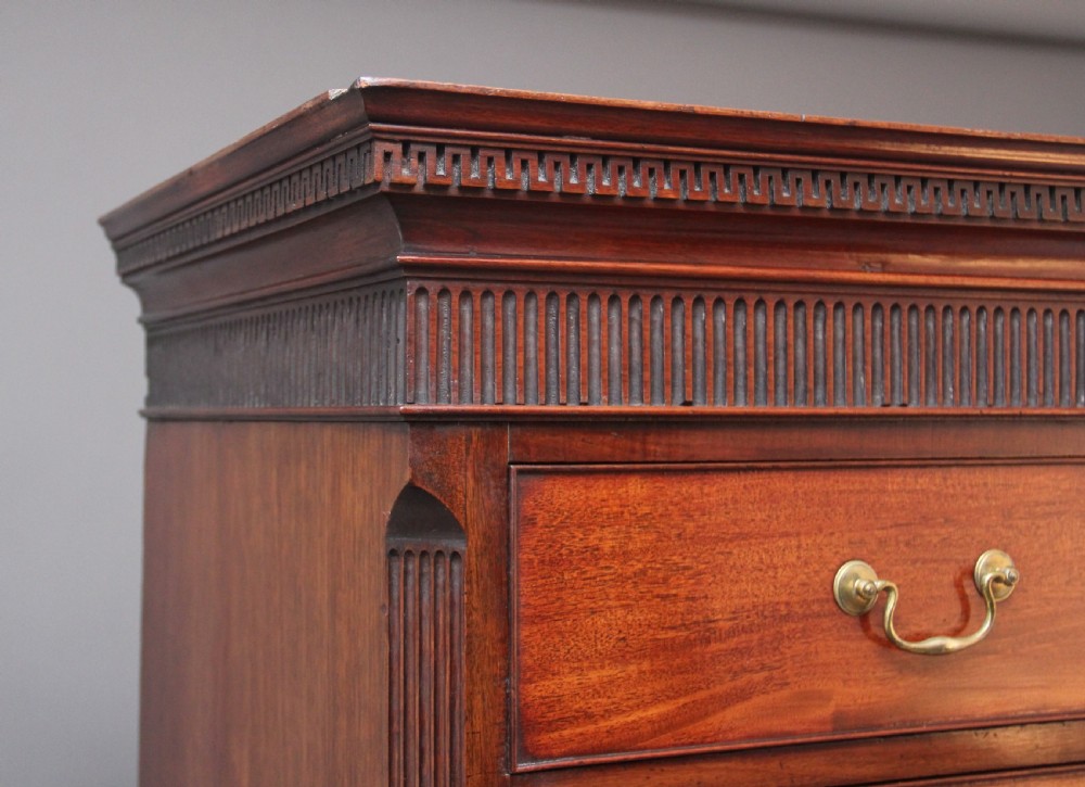 18th Century antique Georgian mahogany chest on chest View IX
