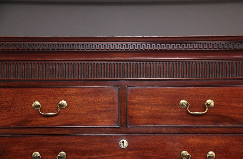 18th Century antique Georgian mahogany chest on chest View X
