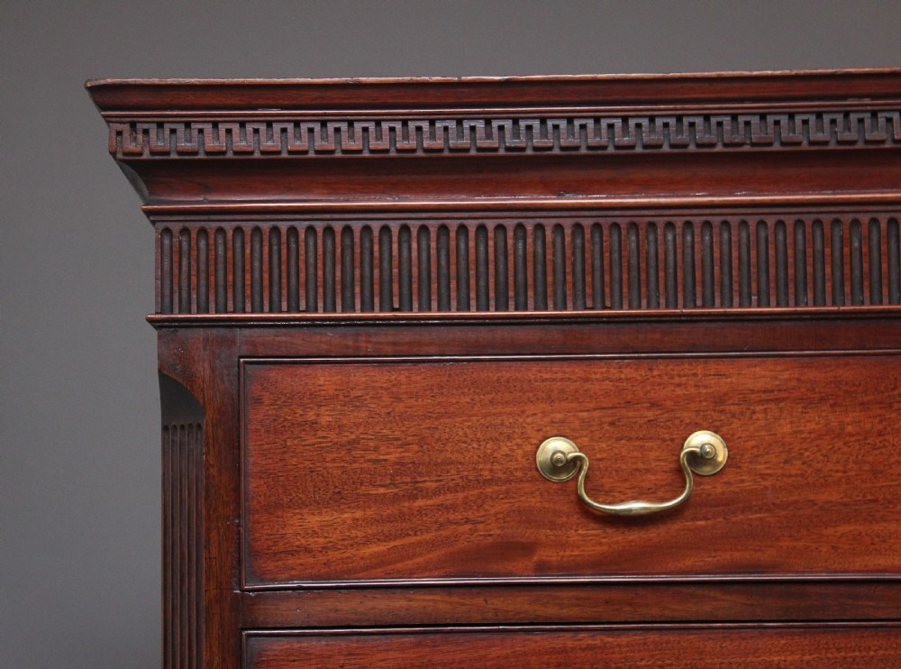 18th Century antique Georgian mahogany chest on chest View XI