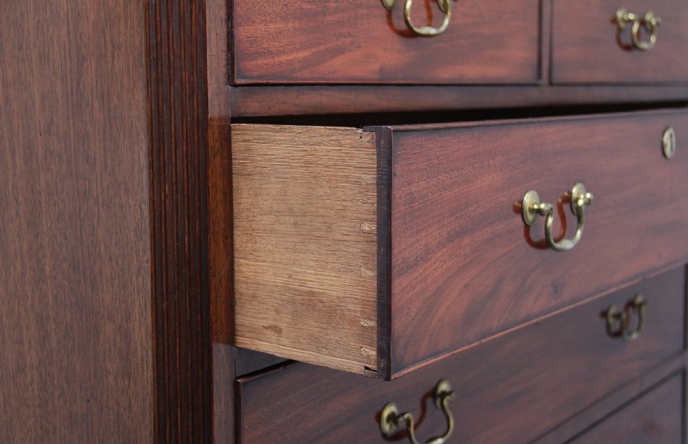 18th Century antique Georgian mahogany chest on chest View XII