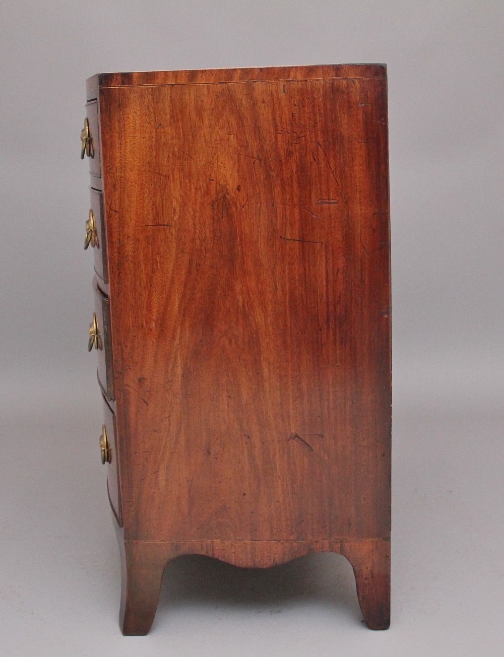 Early 19th Century mahogany bowfront chest View VI