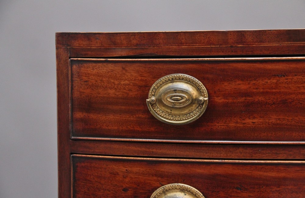 Early 19th Century mahogany bowfront chest View VIII
