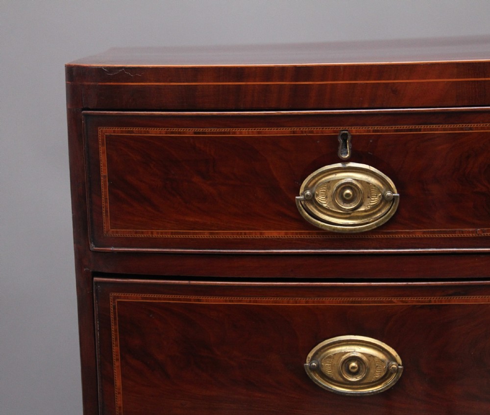 Early 19th Century mahogany inlaid chest of drawers View VIII