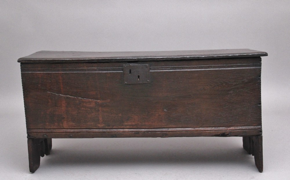 17th Century antique oak coffer