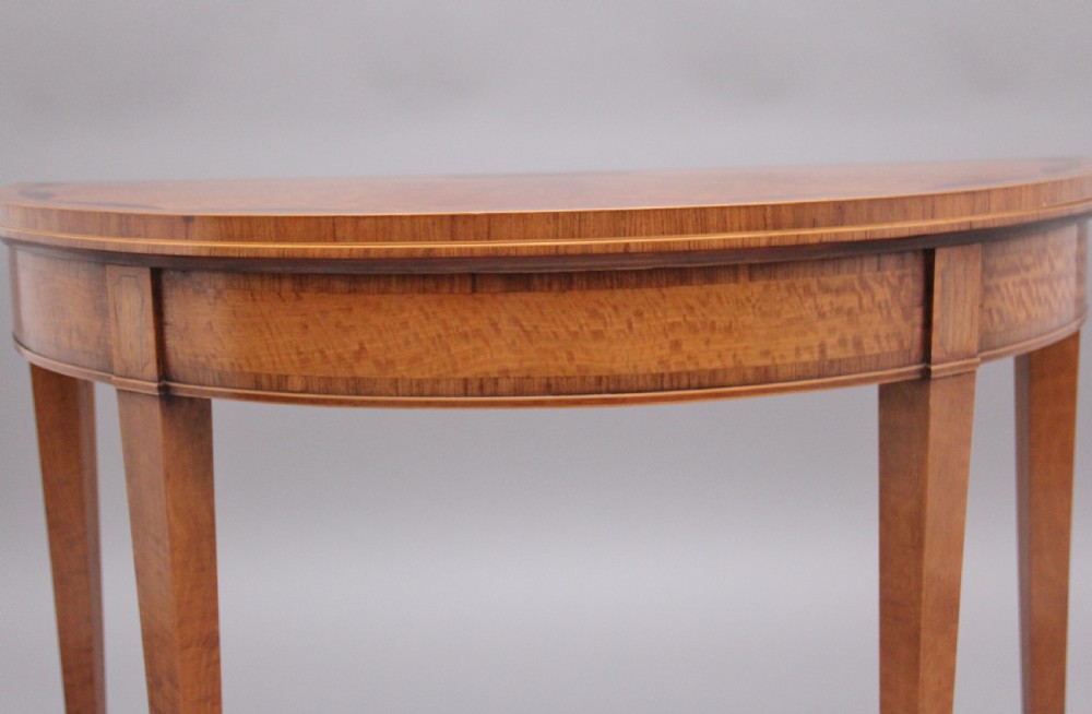 Early 20th Century satinwood card table View X